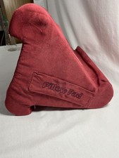 Pillow Pad Red Multi Angle Soft Tablet  Ipad Stand Cushioned Wedge Shaped