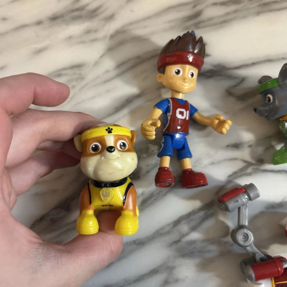 Lote de figuras Paw Patrol Toys All Star Pups Chase Skye Rocky & Ryder difíciles de encontrar Foto 2 de 4