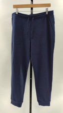Quince Women Supersoft Fleece Joggers Navy Pants L