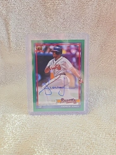 2026 Topps Series 1 Andruw Jones 1991 Topps Baseball Autographs (RAW)