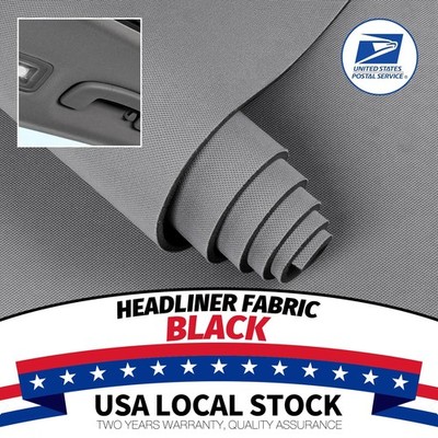 3MM Gray Car Headliner Fabric Ceiling Roof Liner Sagging Replacement/Repair/DIY