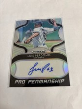 2019 Panini Prizm - Pro Penmanship Luis Perdomo #PP-LP (AU)