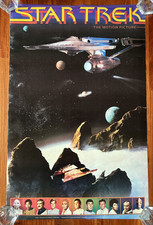 Star Trek The Motion Picture Vintage 1979 Dual Sided 22" x 33" Poster With 3-D