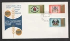 1971 New Zealand City Centenaries FDC. Wellington First Day Cover