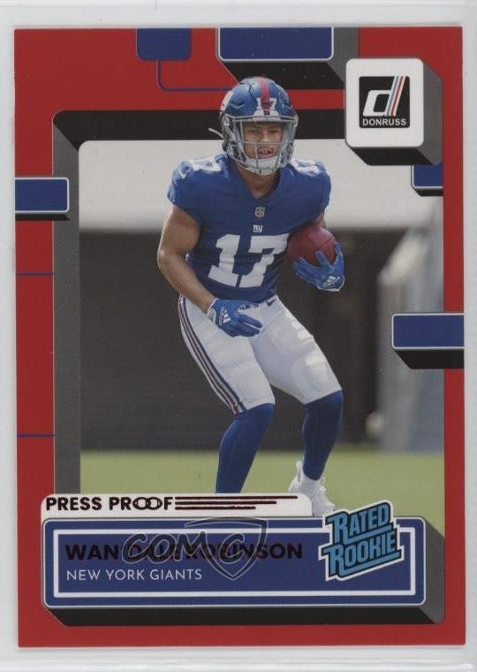 2022 Panini Donruss Rated Rookie Press Proof Red Wan'Dale Robinson #320 0c4