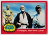 1977 Topps Star Wars #119 Threepio, Ben and Luke! Red Series