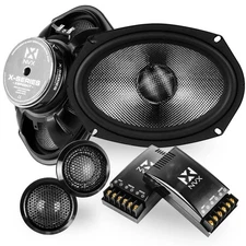 NVX XSP69KIT 600W Peak (300W RMS) 6"x9" X-Series 2-Way Component Speakers