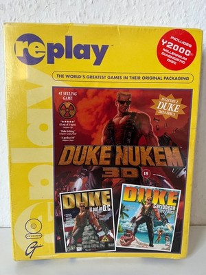 DUKE NUKEM 3D - PC/CD - BIG BOX - NEW - FACTORY SEALED - UK - NO VGA