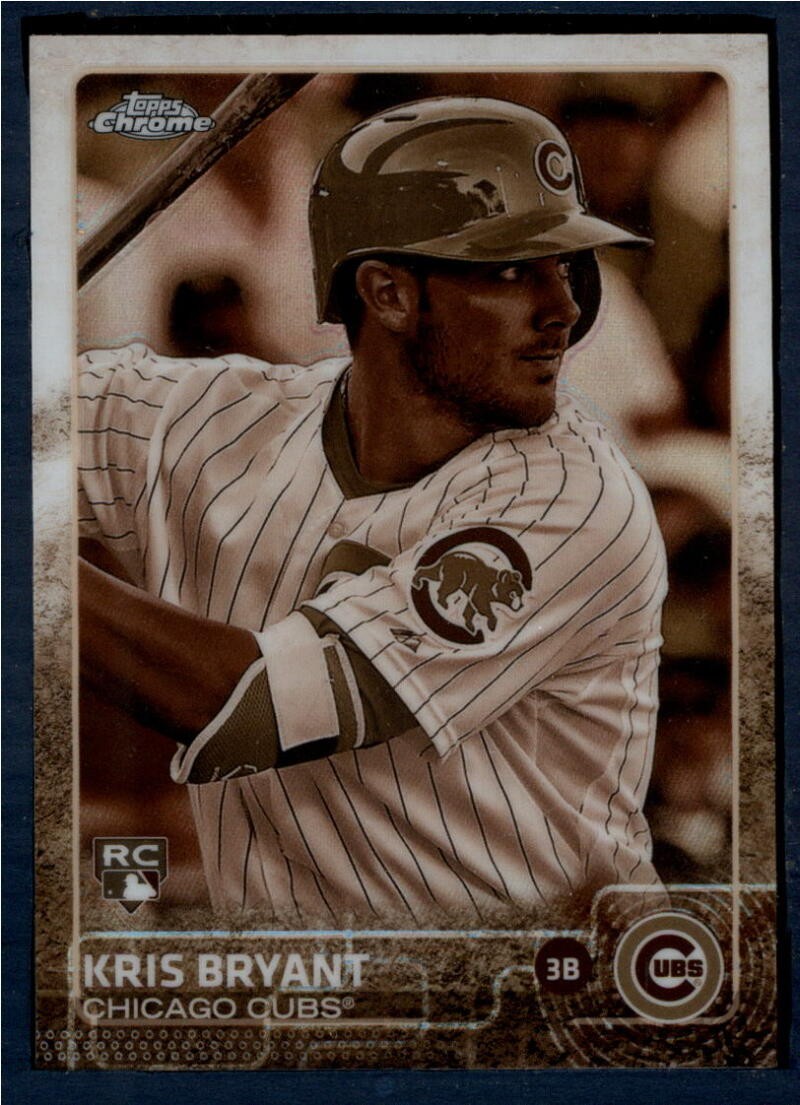 2015 Topps Chrome Sepia Refractor #112 Kris Bryant NM-MT RC Rookie Cub ID:273685