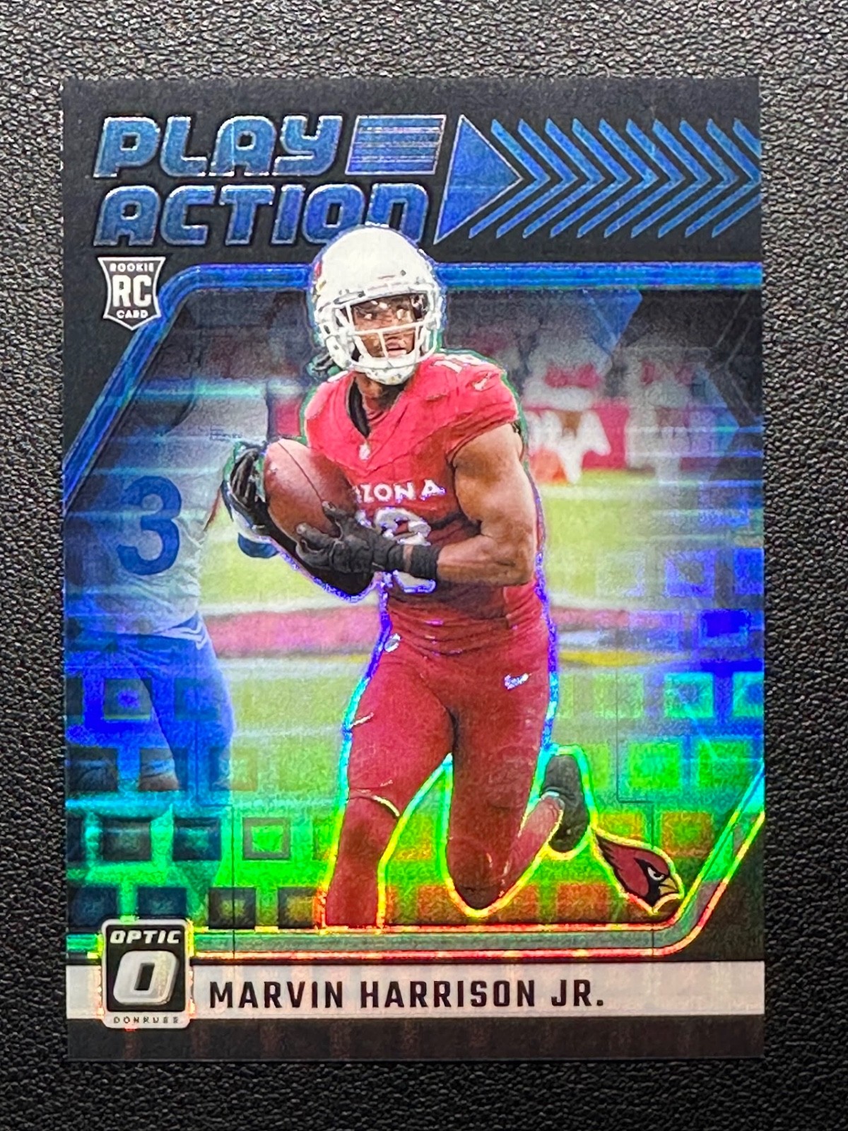 2024 Panini Donruss Optic Black Pandora Play Action Marvin Harrison Jr. /25