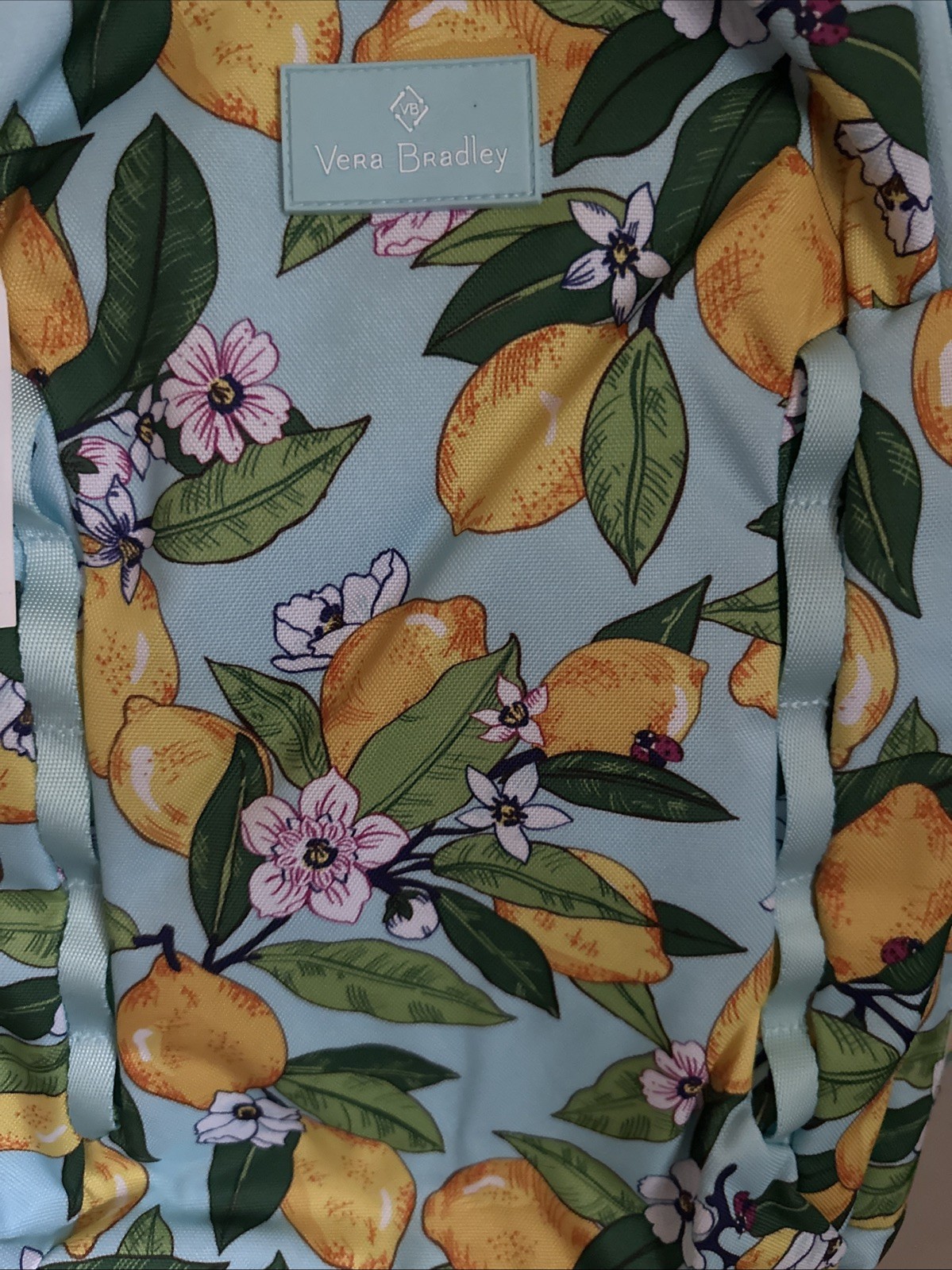 Vera Bradley Large Essential School Backpack Lemons Lemon Grove NWT New thumbnail 2