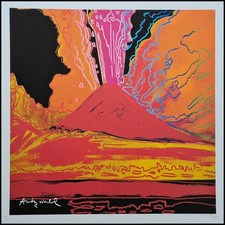 ANDY WARHOL * Vesuvio * litografia * 50x50 cm *limitata # 81/500 CMOA firmata