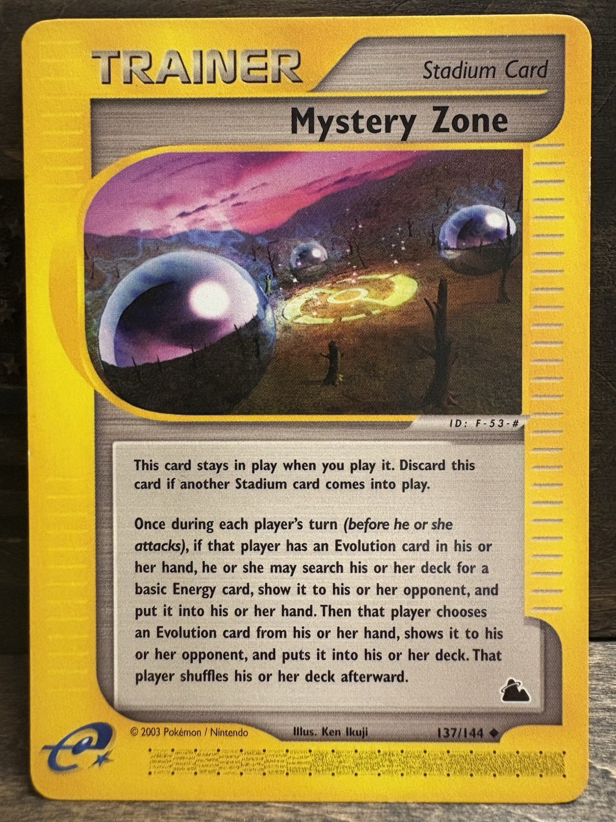 Mystery Zone - 137/144 - Uncommon Non Holo Skyridge LP