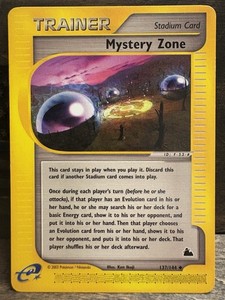 Mystery Zone 137/144 Skyridge Uncommon Trainer Stadium