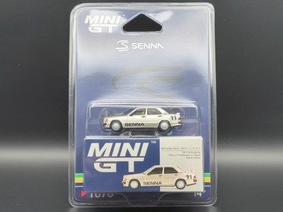 Mini GT Mercedes-Benz 190 E 2.3-16 #11 Ayrton Senna 1984 Nürburgring #1076 1/64