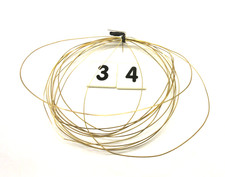 14/20 Yellow Gold-Filled Wire Square 22 Gauge 8 Gram, 7 Feet, USA, GF 34