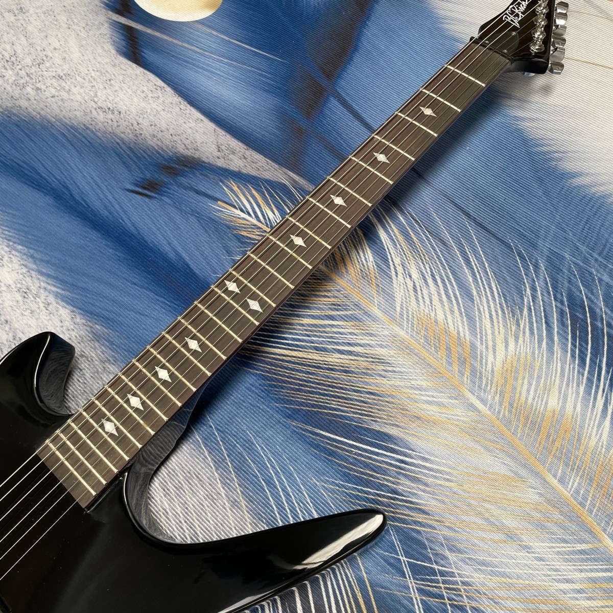 Black Stealth BC RICH Electric Guitar Chuck Schuldiner Tribute Fix