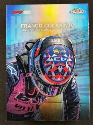 2025 Topps Chrome F1 Franco Colapinto Helmet Collection #HC-9 WTS