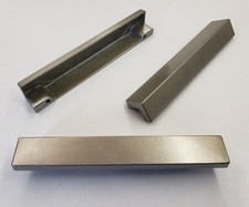 Gray Finish Cabinet Drawer Door Pull Handle 5" Qty 20
