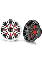 Kicker KM8, KM Marine 8" 2-Way Coaxial Speakers, 4 Ohm w/ LED Lighting 45KM84L 