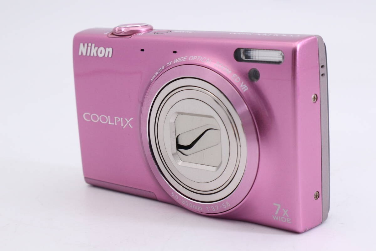 Nikon COOLPIX S6100 Pink Digital Camera 16.0MP 7x Optical Zoom