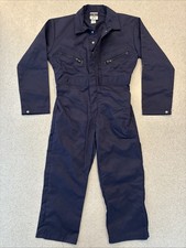 PortWest C890 Navy Blue Youth s Boilersuit Coveralls Boys 6-7 NEW WITHOUT TAGS