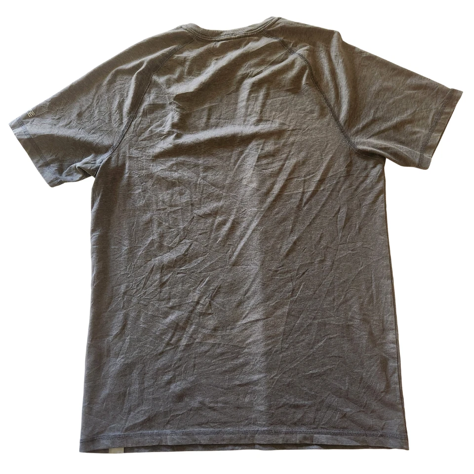 Carhartt Force Logo Tee Mens Small Grey Relaxed Fit Workwear 2010s - image 3 of 4