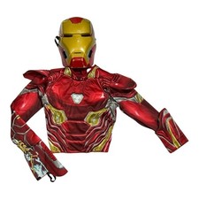 Rubie  s Iron Man Kids Costume OS Shirt And Mask Only