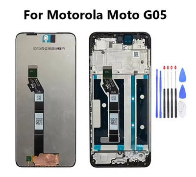 For Motorola Moto G05 XT2523 Full LCD Display Screen Touch with Digitizer Frame