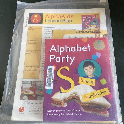 Sundance Alphakids Homeschool Unit Study Alphabet Party 1st Grade - Picture 2 of 10