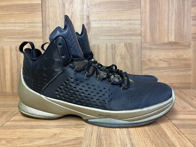 RARE🔥 Nike Air Jordan Melo Anthony XI Black Gold Men's 12 RARE🔥 Nike Air Jordan Melo Anthony XI Black Gold Men's 12