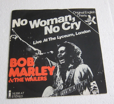 Bob Marley & The Wailers ** No Woman, no cry  7'' Germany 1974 P/S (I25)