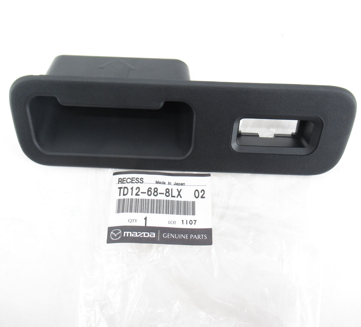 Genuine OEM Mazda TD12-68-8LX-02 Lift Gate Pull Pocket Recess 2007