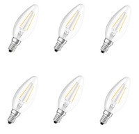 6X Osram Led Star Classic B25 Kerze E14 2,5W = 25W Eek:F (Spektrum A-G)