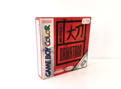 JOHN ROMERO´S DAIKATANA NINTENDO GAMEBOY COLOR KEMCO 2000 JAPAN NICE CONDITION