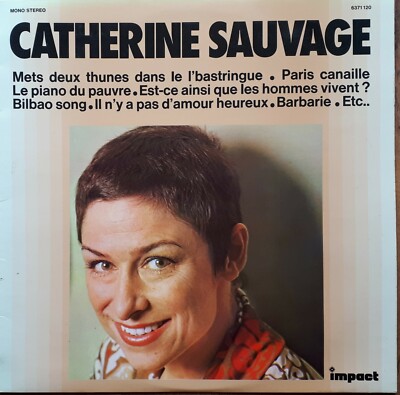 CATHERINE SAUVAGE Setzt 2 Thunfisch in die Bastring FERRE BRASSENS VIAN CONSTANTIN