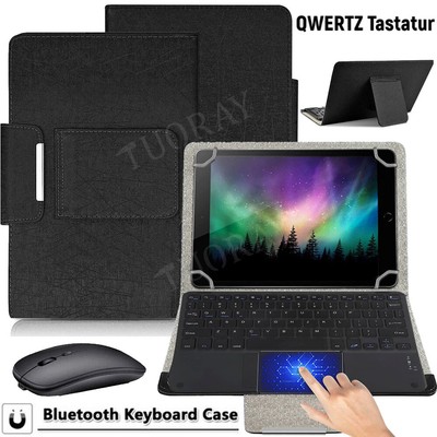 QWERTZ Touchpad Tastatur Hülle Maus Für Samsung Glaxy Tab A9 Plus A8 S6 S8 S9 FE