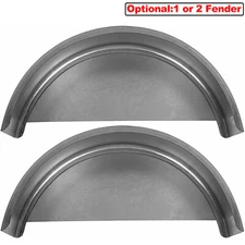 Cold Rolled Steel Axle Trailer Fender & Fender Backs Fits for 14"-16" Wheel