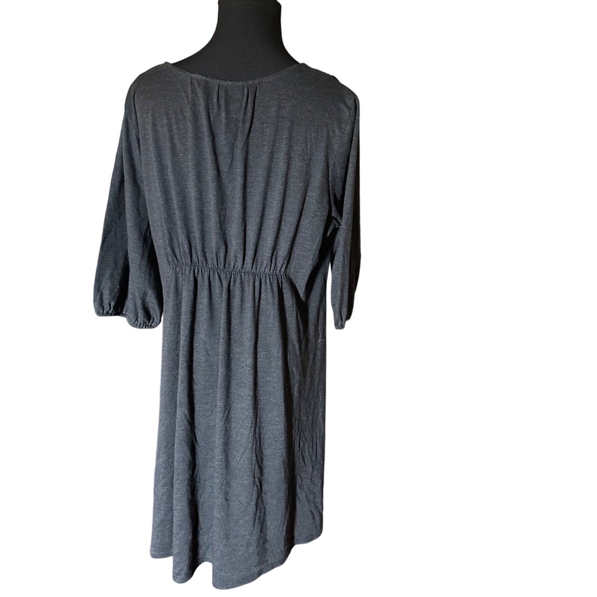 vera wang grey dress Vera Wang Printed Knee-Length Dress - Grey Dresses, Clothing - VER53876