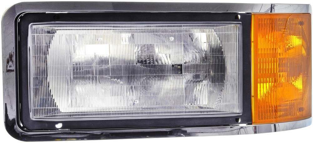 Dorman HD Solutions Driver Side Headlight Assembly For Hino Heavy Duty Trucks (888-5760) - Halogen, DOT/SAE