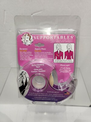Supportables Body/clothing Tape, Prevents Button Gaps