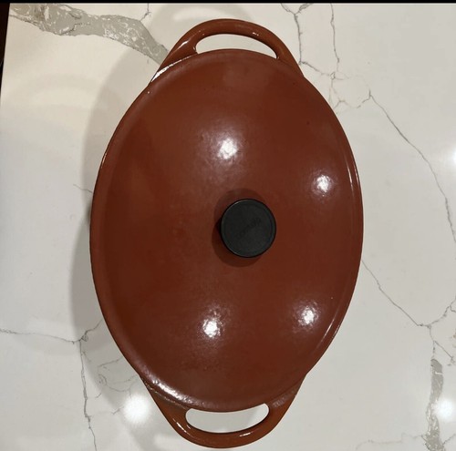 Vintage Le Creuset Cousances Cast Iron Dutch Oven #24 - Picture 3 of 6