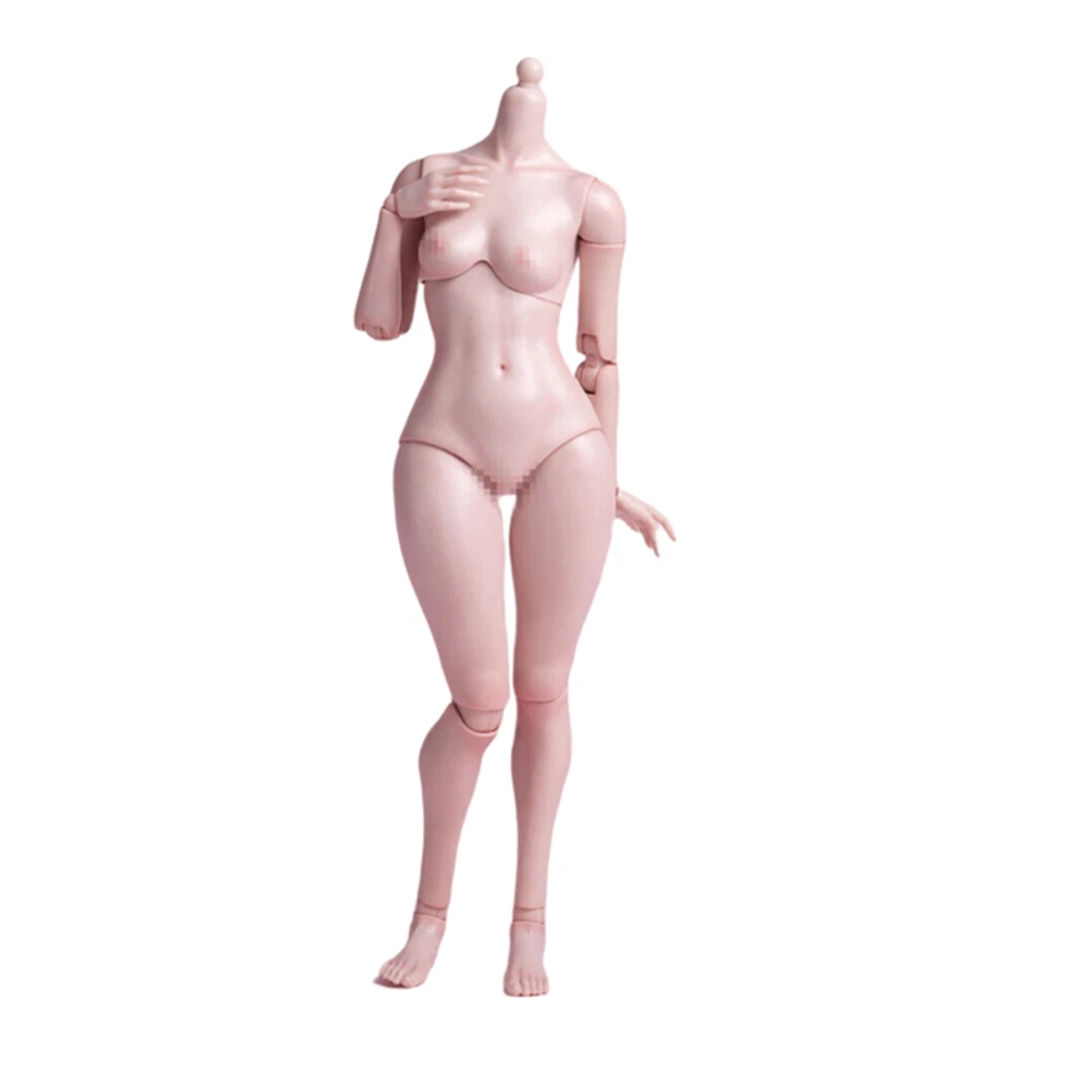 WorldBox 1/6 AT202 Mujer Piel Pálida Cuerpo Flexible Ajuste 12" Figura de Acción Cabeza Juguetes Foto 2 de 4