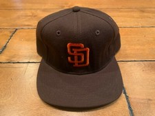 1980'S Jack McKeon SAN DIEGO GAME USED ISSUED PROFESSIONAL MODEL HAT 7 1/4