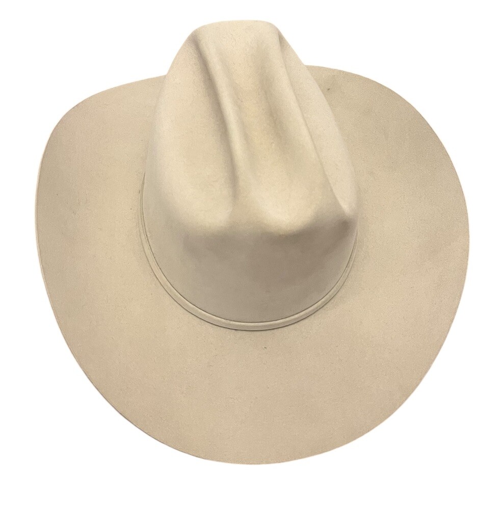 Vintage Stetson Men’s Cowboy Hat Size Cream USA MADE READ NOTES