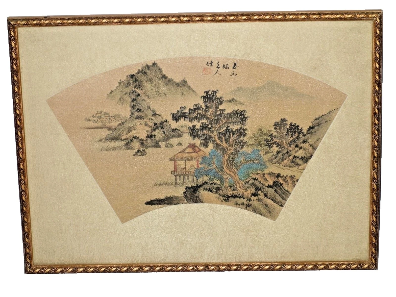 Antique Original Antique Chinese Fans