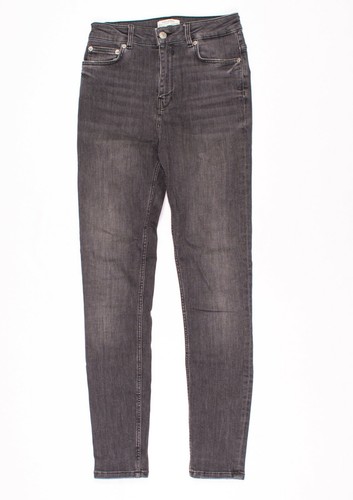 Zara High Waist Skinny Gray Wash Denim 