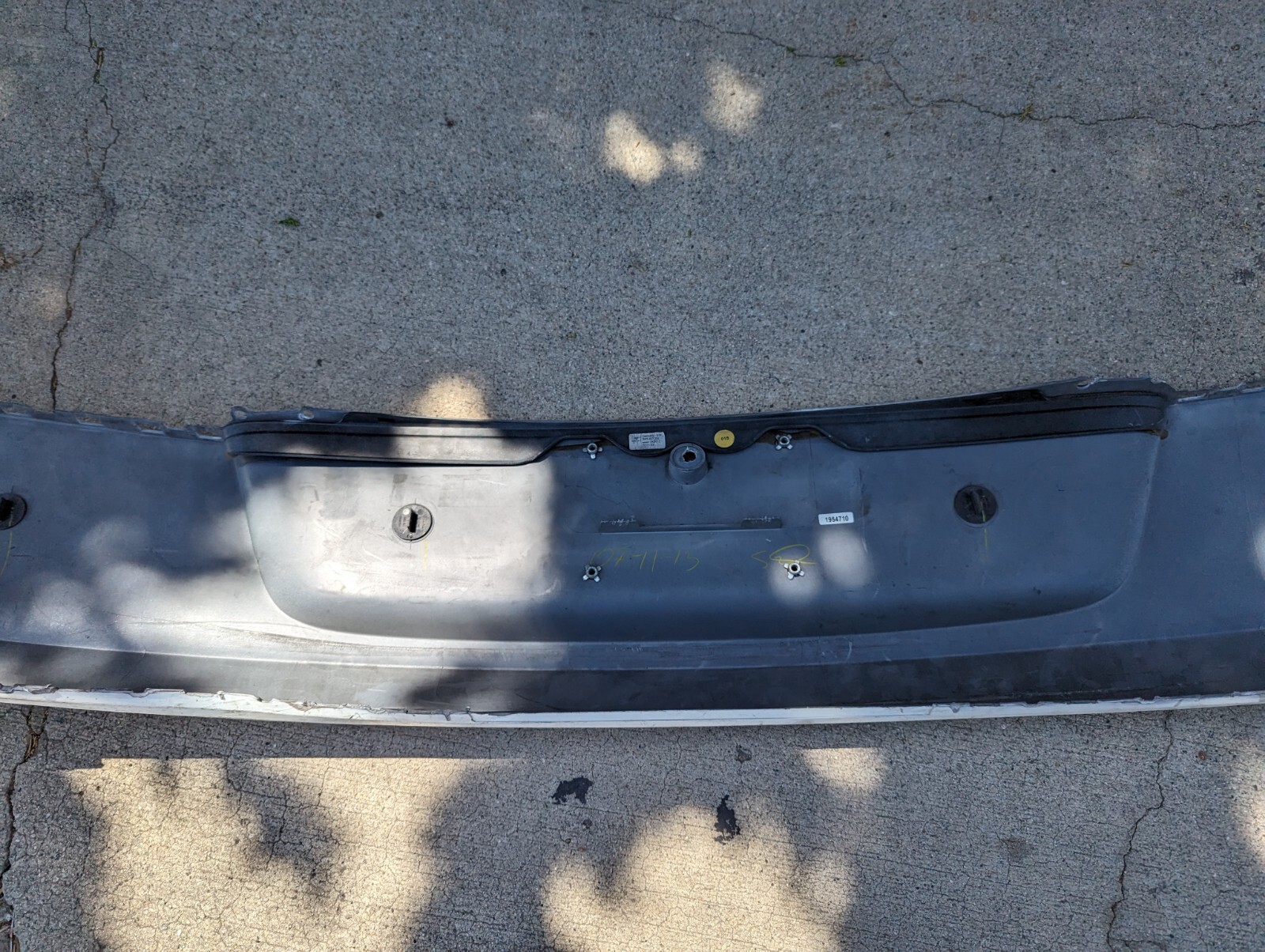 2012-2015 Bentley Continental Two 2 Dr Rear Bumper GT GTC 3W3807332, Black OEM