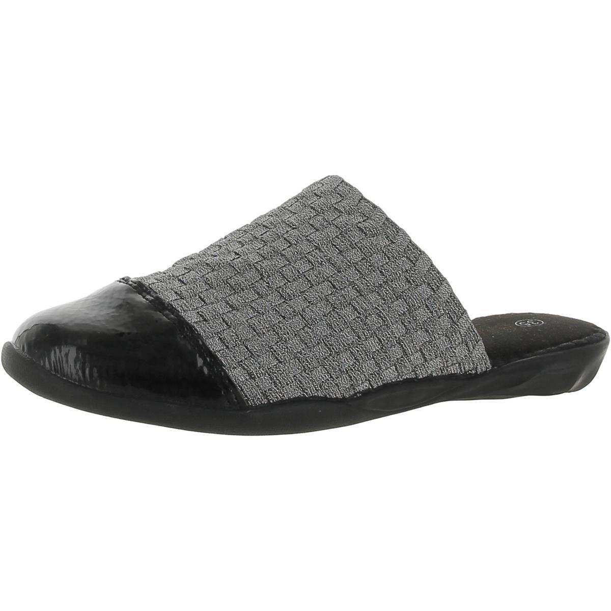 Женские шлепанцы Bernie Mev из серебристой кожи Rivera, размер 35, средний (B,M), BHFO 3843