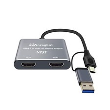 USB to HDMI Adapter for 2 Monitors-USB3.0 to Dual hdmi Adapter for 3 Monitors...